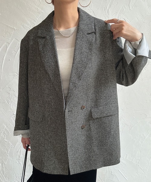 ★user_6810459a様 ボリオリ 秋冬ツイード テーラードジャケット ☆user_6810459a様 ボリオリ 秋冬ツイード テーラードジャケット 極美
