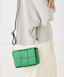 INED（イネド）の「スクエアメッシュメタリックショルダーバッグ《MARLON》（ショルダーバッグ）」