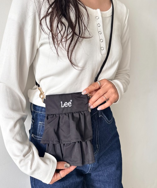 Lee(リー)の「Lee/リー フリル ミニショルダー/スマホショルダー/バレエコア ティアード(ショルダーバッグ・レディース・ブラック/アニマル/オフホワイト・FREE)」の10枚目の写真