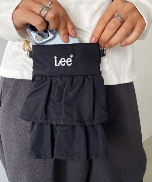 Lee(リー)の「Lee/リー フリル ミニショルダー/スマホショルダー/バレエコア ティアード(ショルダーバッグ・レディース・ブラック/アニマル/オフホワイト・FREE)」の20枚目の写真