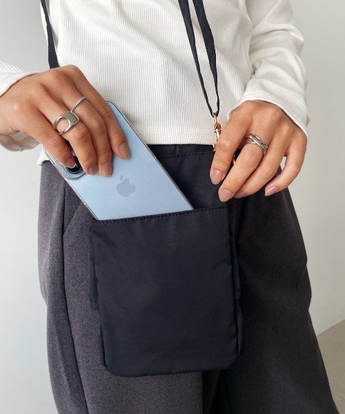 Lee(リー)の「Lee/リー フリル ミニショルダー/スマホショルダー/バレエコア ティアード(ショルダーバッグ・レディース・ブラック/アニマル/オフホワイト・FREE)」の22枚目の写真