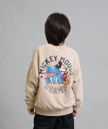 ANTIBAL（アンティバル）の「【ムラサキスポーツ限定】ANTIBAL/アンティバル トレーナー スウェット キッズ MICKEY MOUSE ミッキーマウス クルーネック バックプリント 裏毛 254AN3TR197（スウェット）」