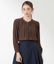 amaca | 割繊デシンブラウス(シャツ/ブラウス)