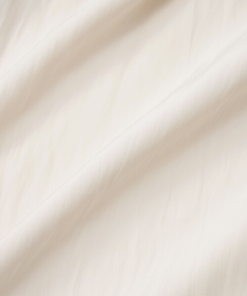 amaca（アマカ）の「割繊デシンブラウス（シャツ/ブラウス・レディース・オフホワイト/ブラウン系その他5・38/40）」の3枚目の写真