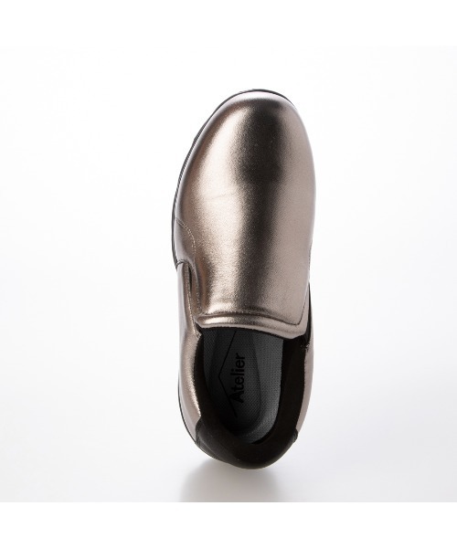 Atelier(アトリエ)の「ハンズフリースリッポン(スリッポン・レディース・シルバー系その他/ブラック・23.5cm/23cm/22.5cm)」の5枚目の写真