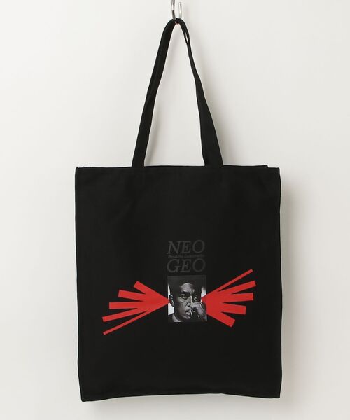 MEDICOM TOY(メディコムトイ)の「MLE 坂本龍一 「NEO GEO」 TOTE BAG(トートバッグ・メンズ・ブラック・FREE)」の3枚目の写真