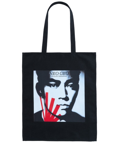 MEDICOM TOY(メディコムトイ)の「MLE 坂本龍一 「NEO GEO」 TOTE BAG(トートバッグ・メンズ・ブラック・FREE)」の1枚目の写真