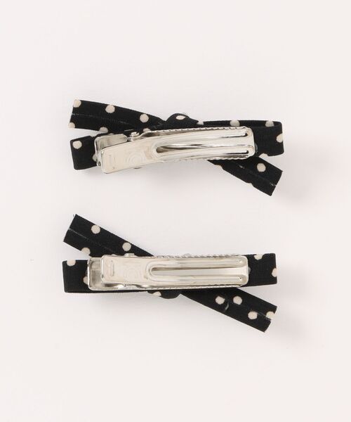 Heather（ヘザー）の「ドットヘアピン2PSET　596256（ヘアピン・レディース・ホワイト/ブラック・ONE SIZE）」の6枚目の写真