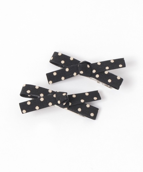 Heather（ヘザー）の「ドットヘアピン2PSET　596256（ヘアピン・レディース・ホワイト/ブラック・ONE SIZE）」の2枚目の写真
