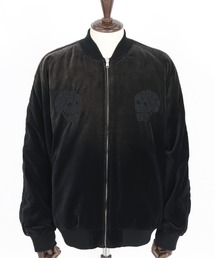 ADAM PATEK（アダムパテック）の「【ADAMPATEK/アダムパテック】aged velour souvenir jacket ベロアスーベニアジャケット スカジャン（スカジャン）」