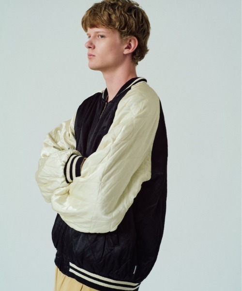 ADAMPATEK/アダムパテック】aged velour souvenir jacket ベロア