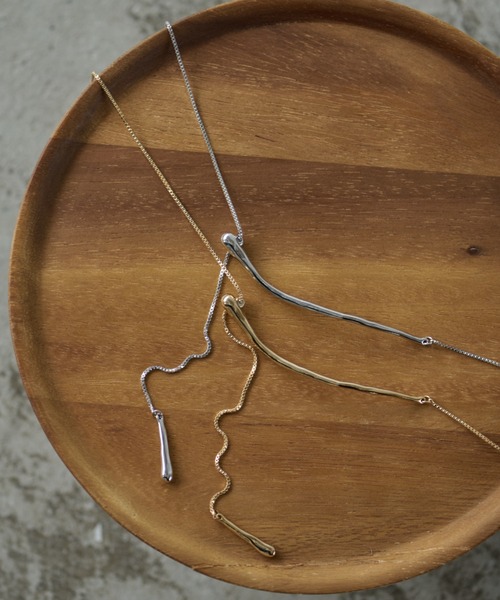 AIC.（エーアイシー）の「【再入荷】スライドウェーブネックレス（ネックレス・レディース・シルバー/ゴールド・FREE）」の2枚目の写真