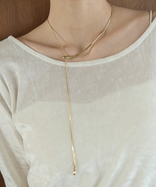 AIC.（エーアイシー）の「【再入荷】スライドウェーブネックレス（ネックレス・レディース・シルバー/ゴールド・FREE）」の6枚目の写真
