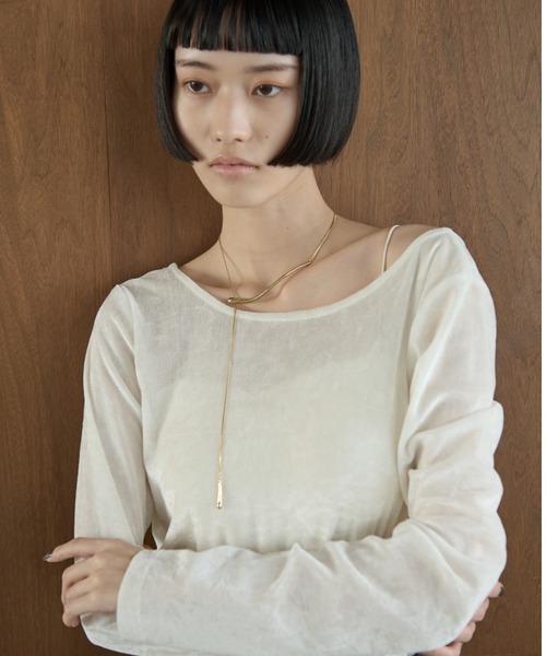 AIC.（エーアイシー）の「【再入荷】スライドウェーブネックレス（ネックレス・レディース・シルバー/ゴールド・FREE）」の7枚目の写真