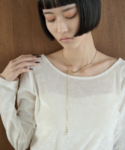 AIC.（エーアイシー）の「【再入荷】スライドウェーブネックレス（ネックレス・レディース・シルバー/ゴールド・FREE）」の9枚目の写真