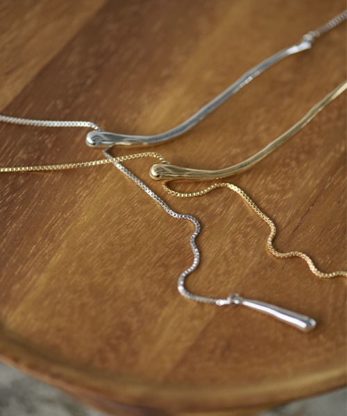 AIC.（エーアイシー）の「【再入荷】スライドウェーブネックレス（ネックレス・レディース・シルバー/ゴールド・FREE）」の3枚目の写真