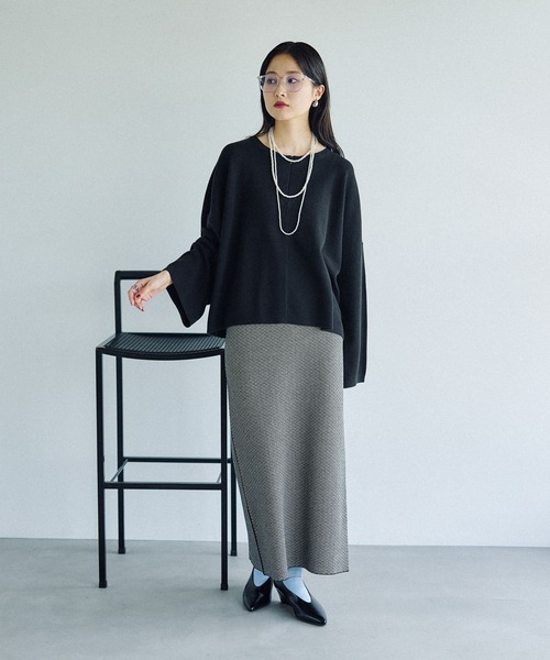 LEPSIM（レプシィム）の「ウェッジパンプス　589561（パンプス・レディース・ブラック/ガンメタ・LARGE/MEDIUM）」の6枚目の写真