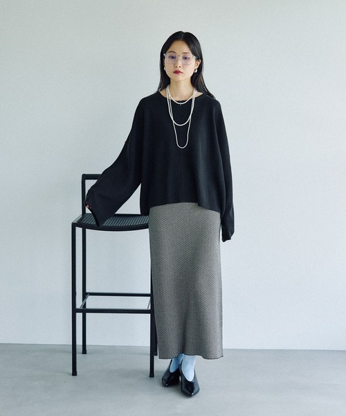 LEPSIM（レプシィム）の「ウェッジパンプス　589561（パンプス・レディース・ブラック/ガンメタ・LARGE/MEDIUM）」の7枚目の写真