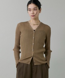 INED | ワイドリブVネックカーディガン(カーディガン/ボレロ)