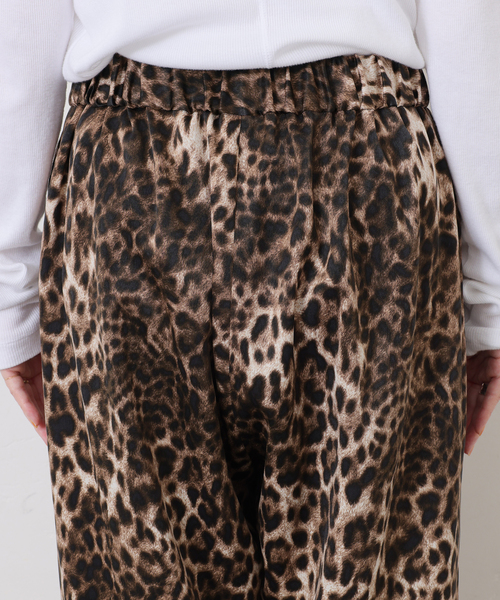 マットサテンレオパ イージーパンツ（その他パンツ）｜JOURNAL