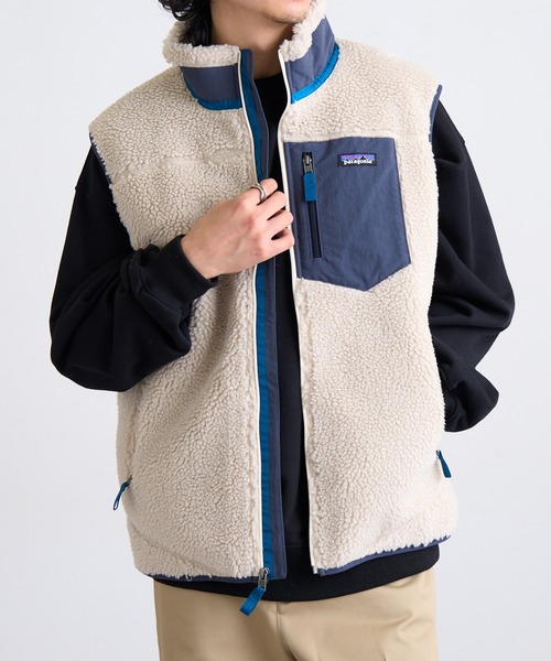 patagonia（パタゴニア）の「【Patagonia】23048/MS CLASSIC RETRO X VEST（ブルゾン・メンズ・グレイッシュベージュ/ベージュ・S/M/L/XS）」の6枚目の写真