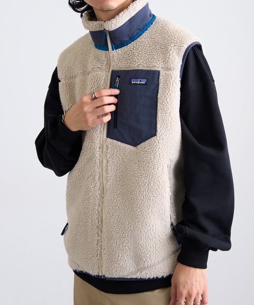 patagonia パタゴニア ベスト ベージュ Lサイズ B8 セール】【Patagonia】23048/MS CLASSIC RETRO X VEST（ブルゾン