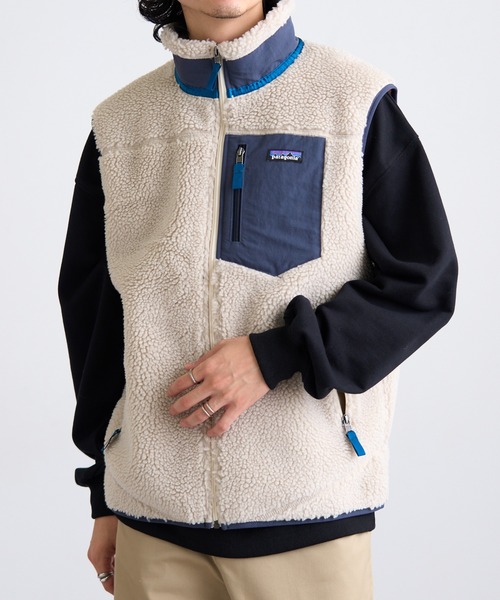 新品未使用patagonia　パタゴニア　フード付きベスト　インナー　XS セール】【Patagonia】23048/MS CLASSIC RETRO X VEST（ブルゾン