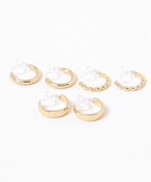 スジフープノンホールピアス3セット / 592887