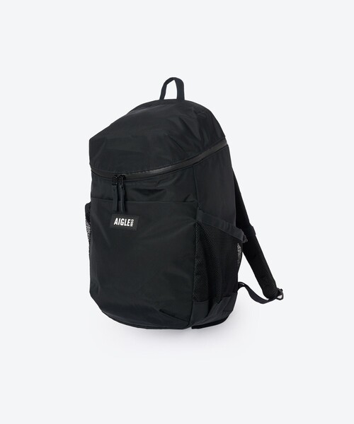AIGLE（エーグル）の「撥水 リサイクルナイロン バックパック RP 大容量（バックパック/リュック・レディース・モスグリーン/ブラック・FREE）」の6枚目の写真