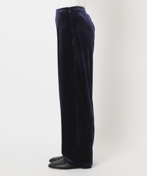 OUTDOOR PRODUCTS(アウトドアプロダクツ)の「新色追加 ベロアフレアパンツ(スラックス・レディース・ブラック/ネイビー・38/36)」の22枚目の写真