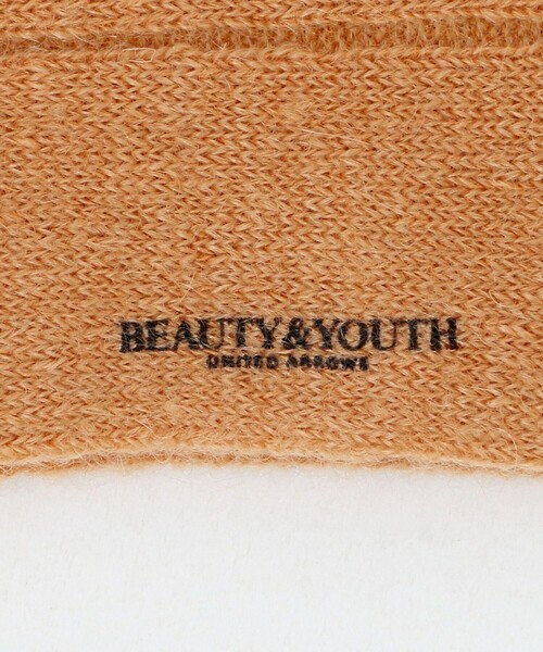BEAUTY&YOUTH UNITED ARROWS（ビューティーアンドユースユナイテッドアローズ）の「モヘヤ リブ ソックス（ソックス/靴下・レディース・オレンジ/ネイビー/オフホワイト・FREE）」の5枚目の写真