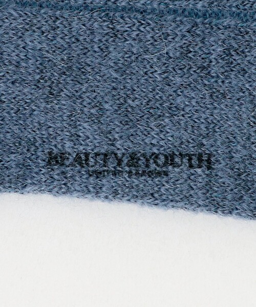 BEAUTY&YOUTH UNITED ARROWS（ビューティーアンドユースユナイテッドアローズ）の「モヘヤ リブ ソックス（ソックス/靴下・レディース・オレンジ/ネイビー/オフホワイト・FREE）」の9枚目の写真