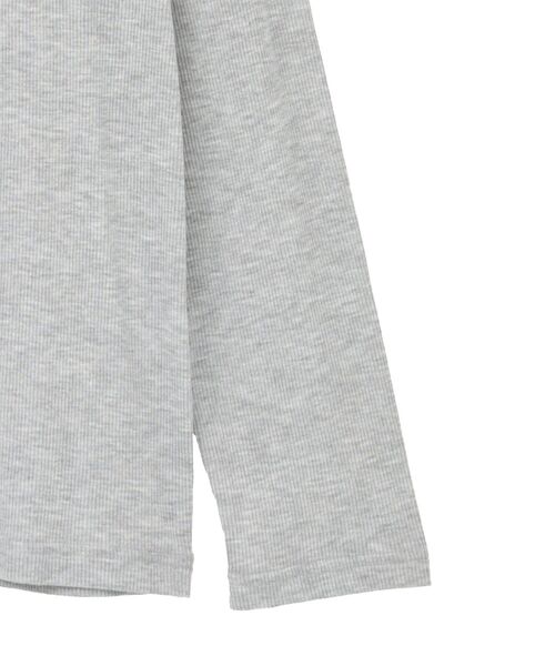 AMERICAN HOLIC（アメリカンホリック）の「シアーリブプルオーバー（Tシャツ/カットソー・レディース・杢グレー/ライラック/アイボリー・FREE）」の13枚目の写真