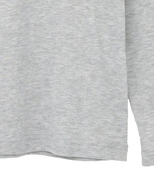 AMERICAN HOLIC（アメリカンホリック）の「シアーリブプルオーバー（Tシャツ/カットソー・レディース・杢グレー/ライラック/アイボリー・FREE）」の14枚目の写真