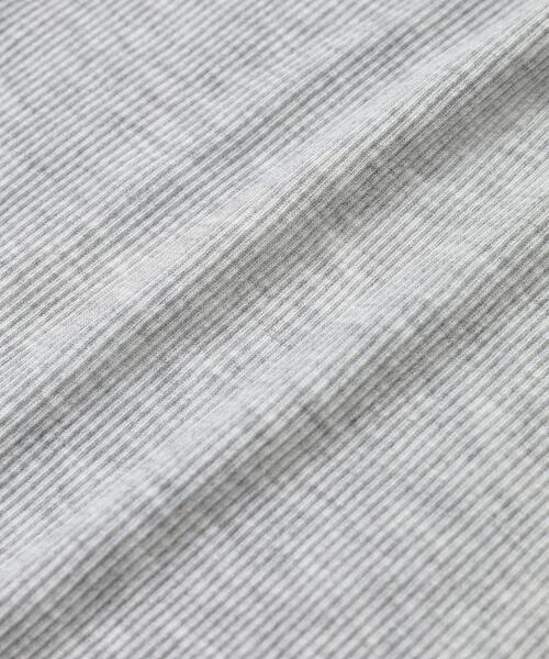 AMERICAN HOLIC（アメリカンホリック）の「シアーリブプルオーバー（Tシャツ/カットソー・レディース・杢グレー/ライラック/アイボリー・FREE）」の15枚目の写真