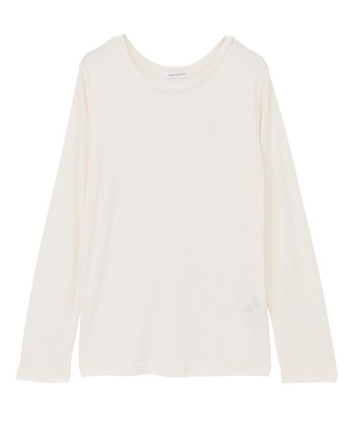 AMERICAN HOLIC（アメリカンホリック）の「シアーリブプルオーバー（Tシャツ/カットソー・レディース・杢グレー/ライラック/アイボリー・FREE）」の17枚目の写真