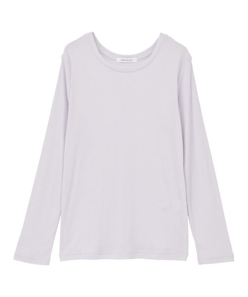 AMERICAN HOLIC（アメリカンホリック）の「シアーリブプルオーバー（Tシャツ/カットソー・レディース・杢グレー/ライラック/アイボリー・FREE）」の19枚目の写真