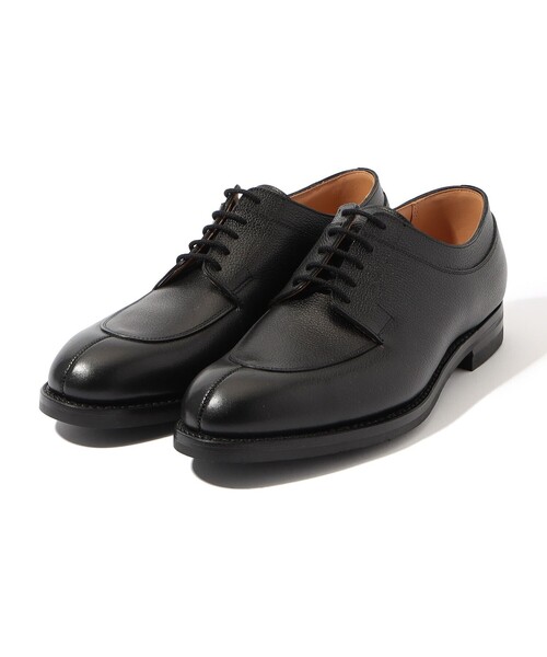 CROCKETT&JONES(クロケットアンドジョーンズ)の「【別注】 CROCKETT&JONES SHELTON5 グレインレザー Uチップ レザーシューズ(ドレスシューズ・メンズ・ブラック・8.5/8/7.5/7/6.5/6)」の2枚目の写真