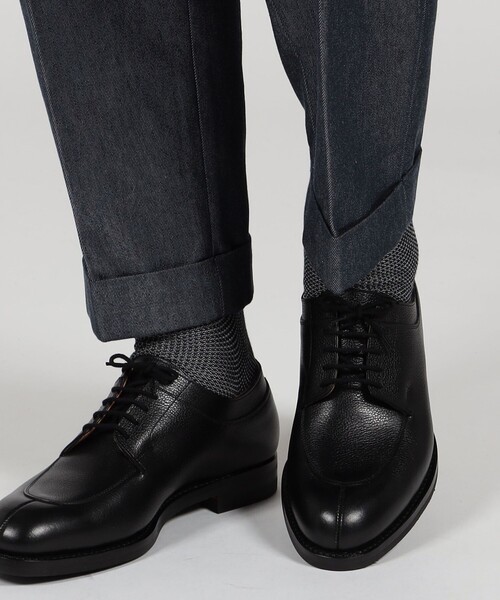 別注】 CROCKETT&JONES SHELTON5 グレインレザー Uチップ レザー