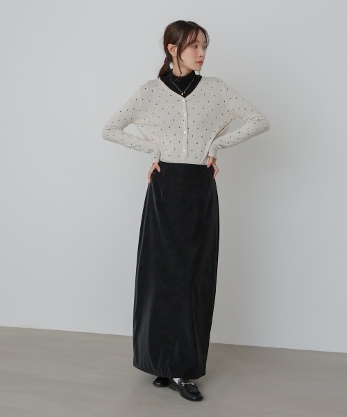 Bab(バブ)の「【S・Mサイズ展開】フェイクスエードスカート(スカート・レディース・ブラウン/ブラック・S/M)」の13枚目の写真