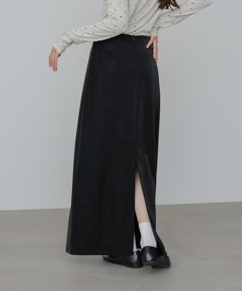 Bab(バブ)の「【S・Mサイズ展開】フェイクスエードスカート(スカート・レディース・ブラウン/ブラック・S/M)」の15枚目の写真