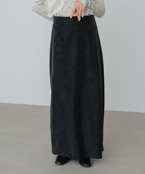 Bab(バブ)の「【S・Mサイズ展開】フェイクスエードスカート(スカート・レディース・ブラウン/ブラック・S/M)」の17枚目の写真