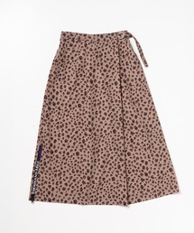 THOUSAND MILE（サウザンドマイル）の「[L's]WRAPPED SKIRT NY/PU PRINT/ラップスカート プリント（スカート）」