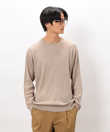 COMME CA ISM（コムサイズム）の「日本の色 ワイドリブクルーネックニット（ニット/セーター）」