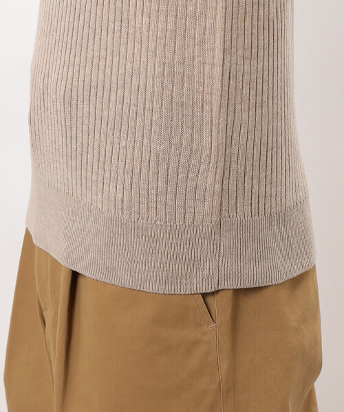 COMME CA ISM（コムサイズム）の「日本の色 ワイドリブクルーネックニット（ニット/セーター・メンズ・ブラック/ブルー/グレー/ベージュ・LARGE/MEDIUM/SMALL）」の16枚目の写真