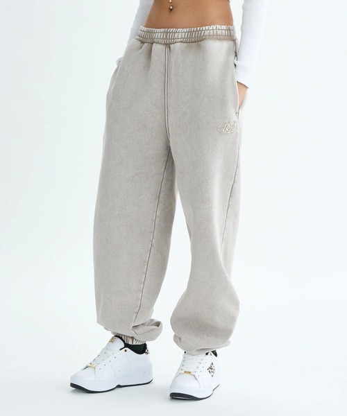 25 WS HIDDEN FLEECE /DCセットアップ対応ウエストゴムロゴワンポイント裏起毛スウェットパンツ