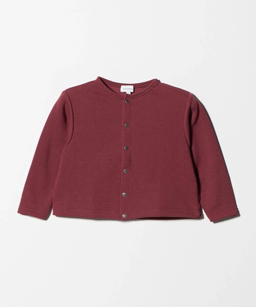 green label relaxing（グリーンレーベルリラクシング）の「ウラケ カーディガン / キッズ  100cm-160cm（カーディガン/ボレロ・キッズ・ナチュラル/ブラウン系/ワイン/ブラック・110cm/140cm/100cm/160cm/130cm/120cm/150cm）」の9枚目の写真