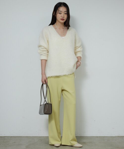 GALLARDAGALANTE（ガリャルダガランテ）の「ブラッシュVネックニット