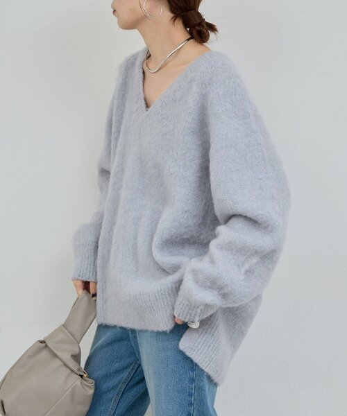 GALLARDAGALANTE（ガリャルダガランテ）の「ブラッシュVネックニット