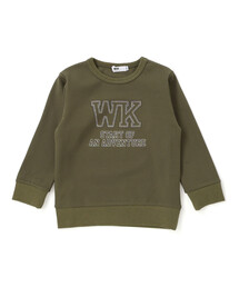 WASK | ロゴ刺しゅうトレーナー(100~160cm)(スウェット)